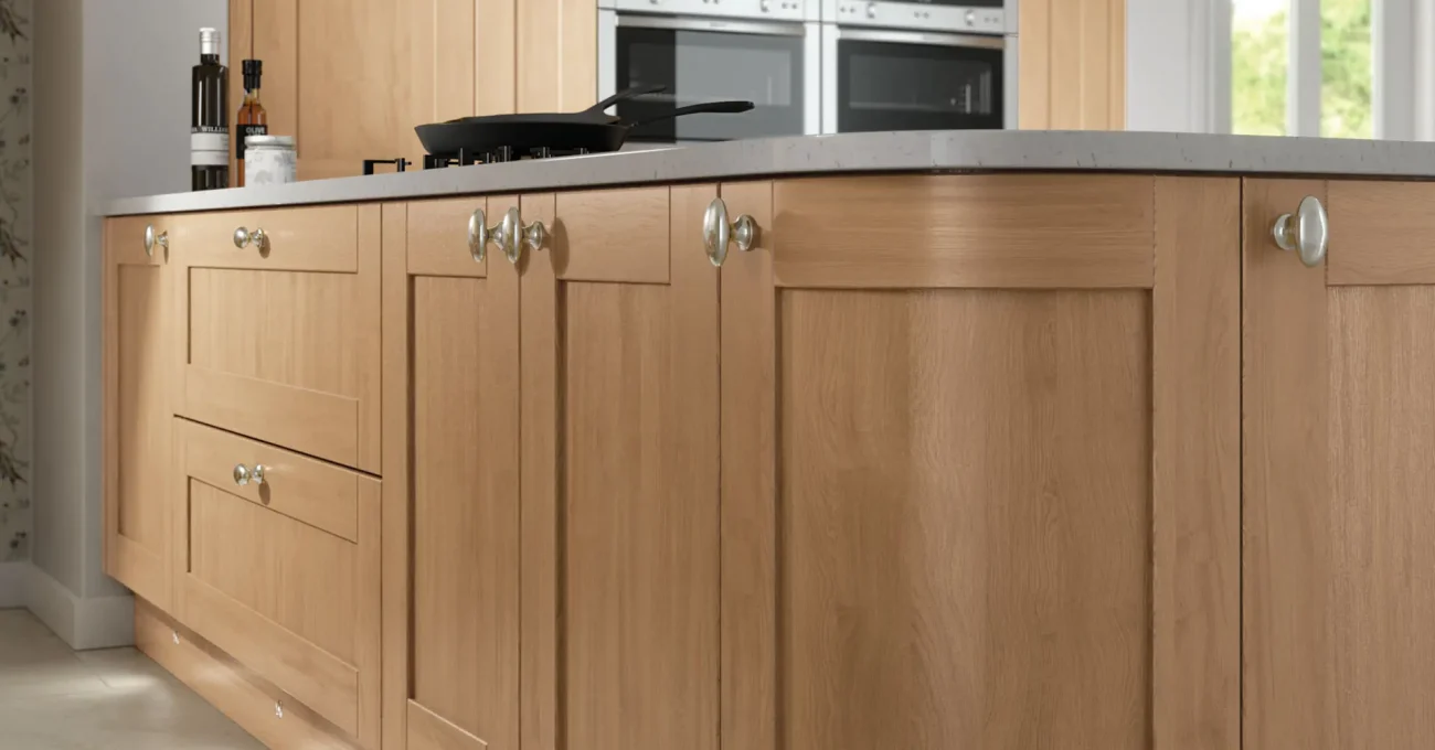 Caldaro Kitchen Range Oak Cameo