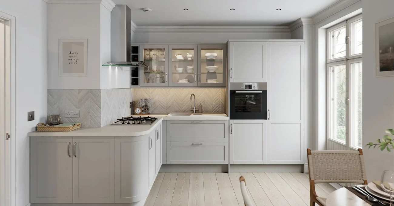 Salarno Kitchen Range Light Grey