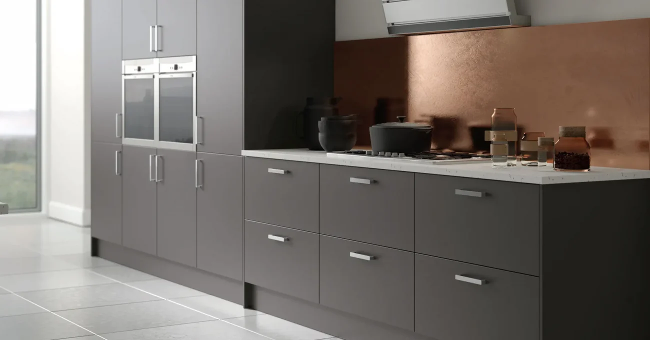 Varano Kitchen Range Matt Anthracite Cameo