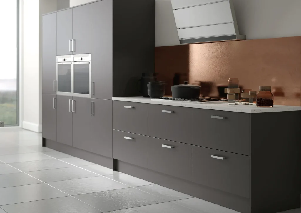 Varano Kitchen Range Matt Anthracite Cameo